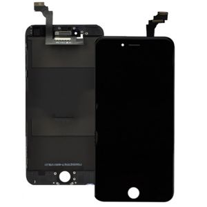 iPhone 6 Plus Бял/Черен LCD Дисплей дигитайзер + тъч скрийн