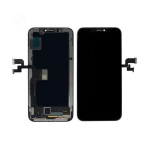 HQ OLED Съвместим LCD Дисплей за iPhone XS 5.8' + Тъч скрийн / Черен /